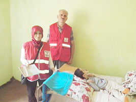 CANİK KIZILAYDAN 4 ADET TEKERLEKLİ SANDALYE