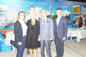 BAFRA KAYMAKAMI ALİ KATIRCIYA DUYGULA VEDA YEMEĞİ