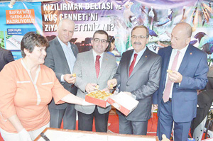 Samsun Tanıtım Günleri'nde Bafra kaymaklı lokumu ve nokulu tanıtıldı