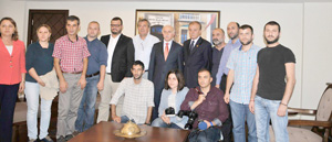 VALİ ŞAHİN BASINLA BULUŞTU