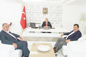 Bafra Kaymakamı Arslana hayırlı olsun ziyareti