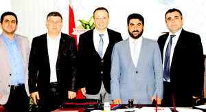 Bafra Ülkü Ocakları'ndan Müftü Çiçeke hayırlı olsun ziyareti