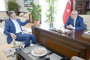 Kaymakam Günden Başkan Kula iadei ziyaret