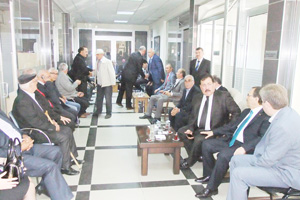 Bafra Belediye Başkanı Şahin, bayramlaştı