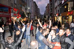 GERGİNLİĞİ POLİS ÖNLEDİ