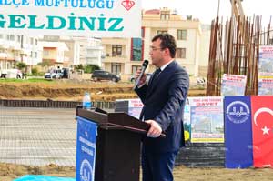 Büyük cami'nin temeli atıldı