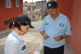Zabıtadan oluk denetimi