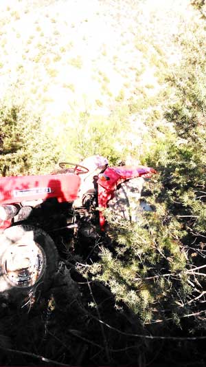 SAMSUNDA TRAKTÖR KAZASI:1 ÖLÜ