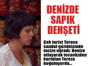 Denizde sapık dehşeti