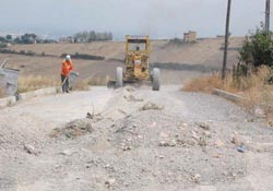 Canik'te yol seferberliği