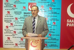 Saadet Ortadoğu'ya dikkat çekti