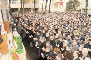 Makam şoförüne son veda