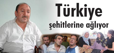 Şehit Evi'ne ateş düştü
