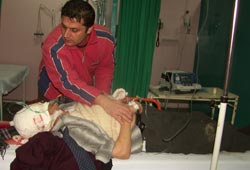 Vezirköprü'de kaza: 1 yaralı