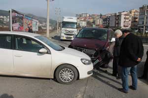 Ereğli'de kaza: 2 yaralı