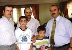 Birinciyi başkan ödüllendirdi