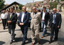 Özak heyelan bölgesinde