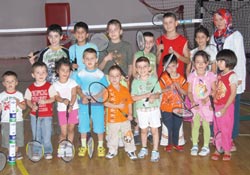 Badminton ile  'Gül'düler