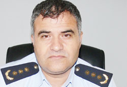 Bafra Emniyet Müdürü görevde