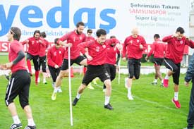 SAMSUNSPOR HAZIRLIKLARI SÜRDÜRÜYOR