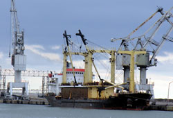 Samsun'da liman faaliyetleri