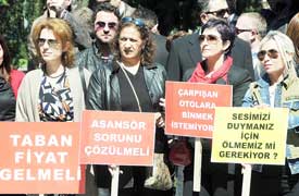 Sürücü kurslarından eylem