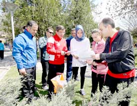 DAVUTOĞLU İLE KILIÇ ORYANTİRİNG YARIŞINDA