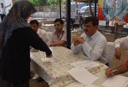 Bafra'da kura heyecanı