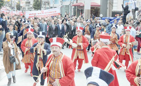Samsun'da MHP'den mehteranlı aday tanıtımı