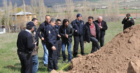 Hafriyattan insan kemikleri çıktı