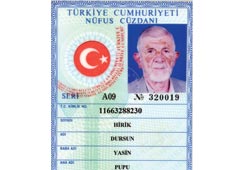 Nüfus cüzdanı manzarası