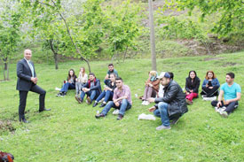 Öğrenciler Tekkeköy Mağaralarını inceledi
