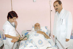 Dam keyifleri hastanede bitiyor