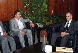 Yazıcıoğlu Akan'ı ziyaret etti