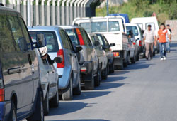 Sıcak havada kuyruk çilesi