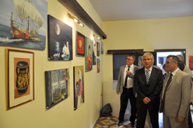 Edremit'te 'Gerçekler Sanatsal Yaşamda Gizlidir' resim sergisi açıldı