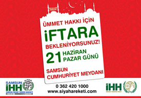 CUMHURİYET MEYDANINDA BÜYÜK İFTAR BULUŞMASI