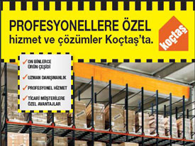 Koçtaş, Profesyonellere Özel Hizmet Sunuyor