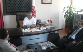 Kaymakamlardan ziyaret