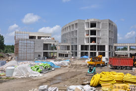 Terme’de Hastane inşaatı Yükseliyor