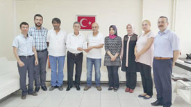 YÜREKLİ’YE  TEŞEKKÜR PLAKETİ