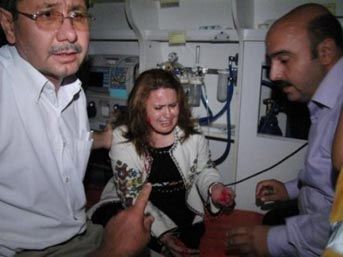 Korkunç havai fişek kazası