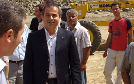 Kılıç, karayolunu inceledi
