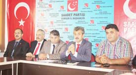 Saadet Partisi Samsun Milletvekili Adaylarını Tanıttı