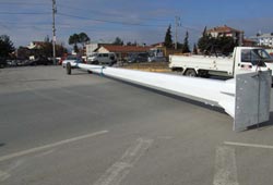 Bafra en büyük direği dikti