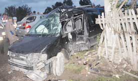 Çarşamba'da kaza : 1 ölü, 3 yaralı