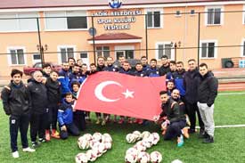 LADİK BELEDİYESPOR BAYRAMI KUTLADI