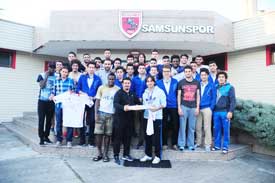 SAMSUNSPOR'A ANLAMLI ZİYARET