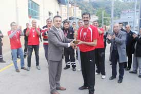 SAMULAŞ’ TA VOLEYBOL TURNUVASI ŞAMPİYONU