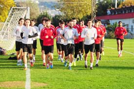 SAMSUNSPOR YENİLEME ANTRENMANI YAPTI